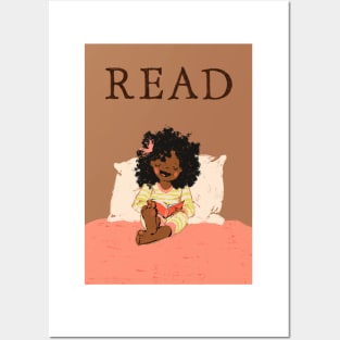 Reading Before Bedtime - READ Design Posters and Art